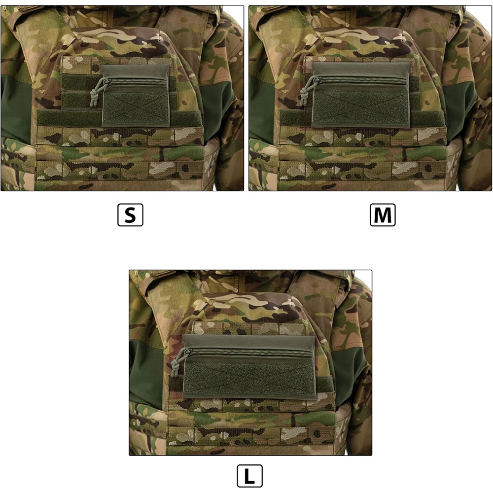 Bolsa táctica micro para MOLLE MK3 MK4 – almacenamiento de nailon con velcro - imagen 2