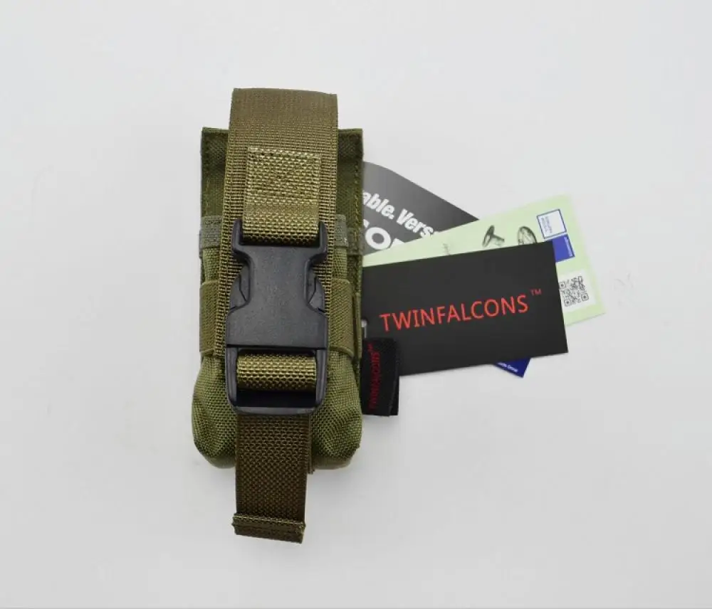 Bolsa y herramientas para linterna táctica Molle ajustable, nailon 1000D - imagen 3