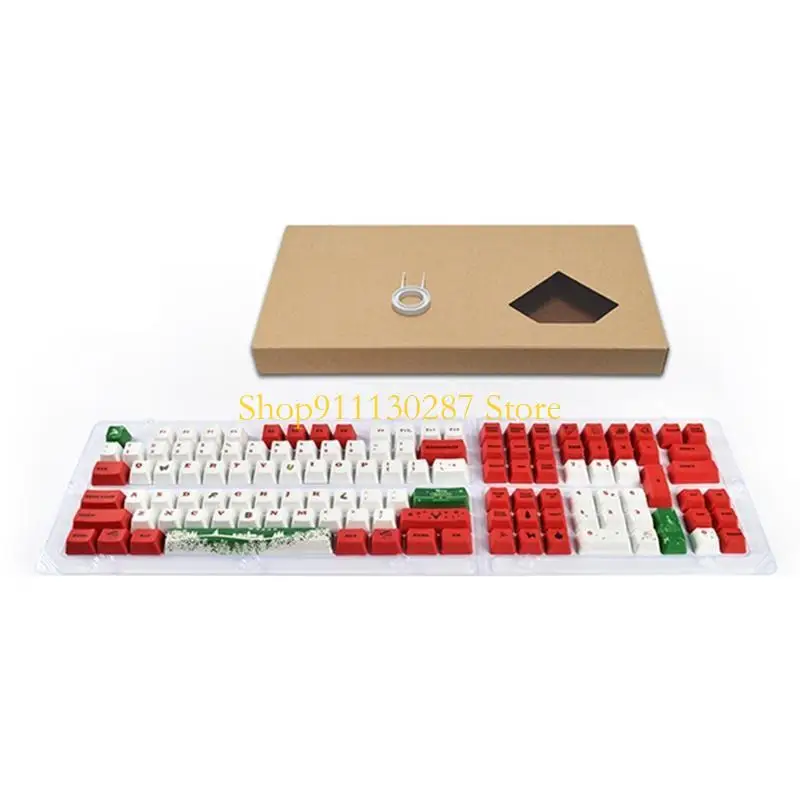 Teclas gruesas J1HC PBT con subcama tinte, 123 teclas para interruptores mecánicos Cherry MX - imagen 3