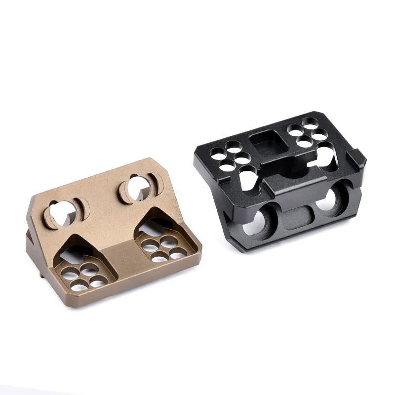 Linterna Airsoft Wadsn M300 M600, Base compensada de 45 grados, soporte de luz de explorador de Metal Thorntai para MLOK Keymod 20MM Picatinny - imagen 2