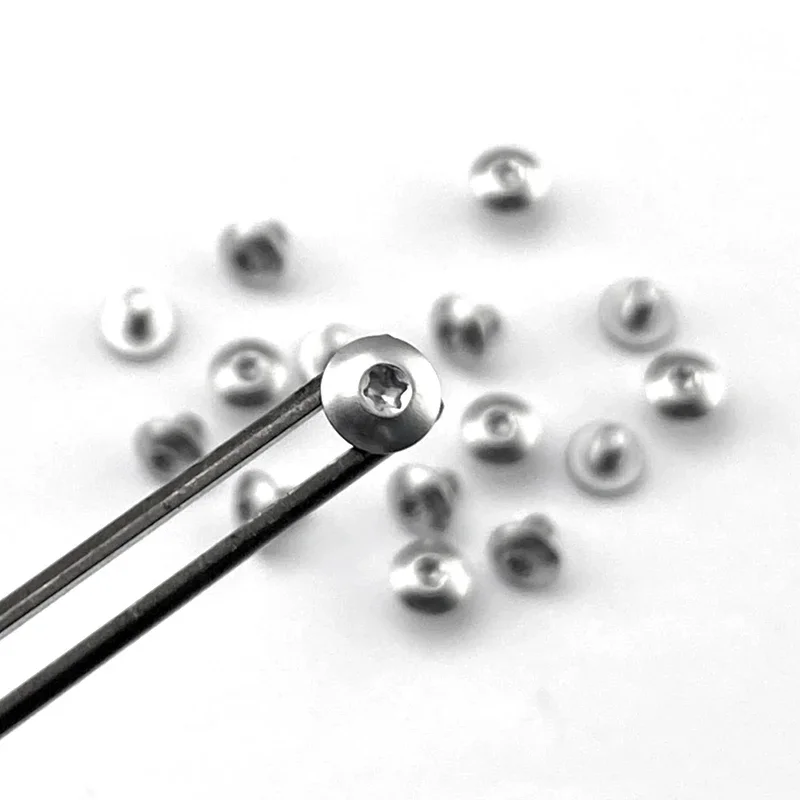 Tornillo de cabeza redonda para MANGO de cuchillo, herramienta de acero inoxidable M3, plegable, 10 piezas - imagen 4