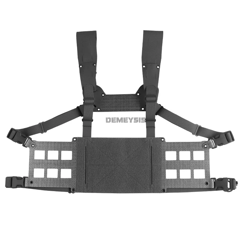 Chalecos de caza al aire libre, aparejos de pecho, sistema MOLLE, plataforma táctica CS Airsoft, equipo de caza, tiro, Paintball, chaleco portador de placa - imagen 2