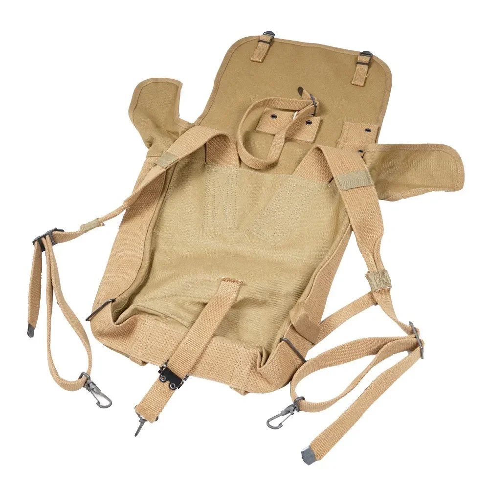 Mochila táctica de soldado americano WW2 M1941, Kit de Camping, paquete de almacenamiento de gran capacidad, mochila M41 - imagen 5