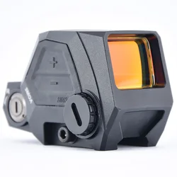 Fully Enclosed Red Dot Tactical Sight 3MOA Dot With Rocker Switch