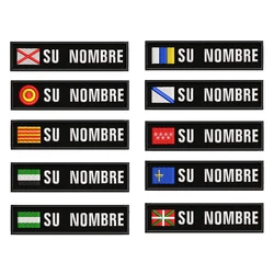 Parche táctico Andalucía termoadhesivo con velcro