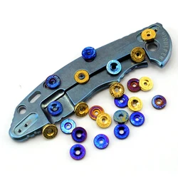Tornillo de pulgar Hinderer XM-18 – Latón titanio para cuchillo táctico