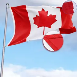 Bandera Canadá exterior – Nylon ripstop resistente