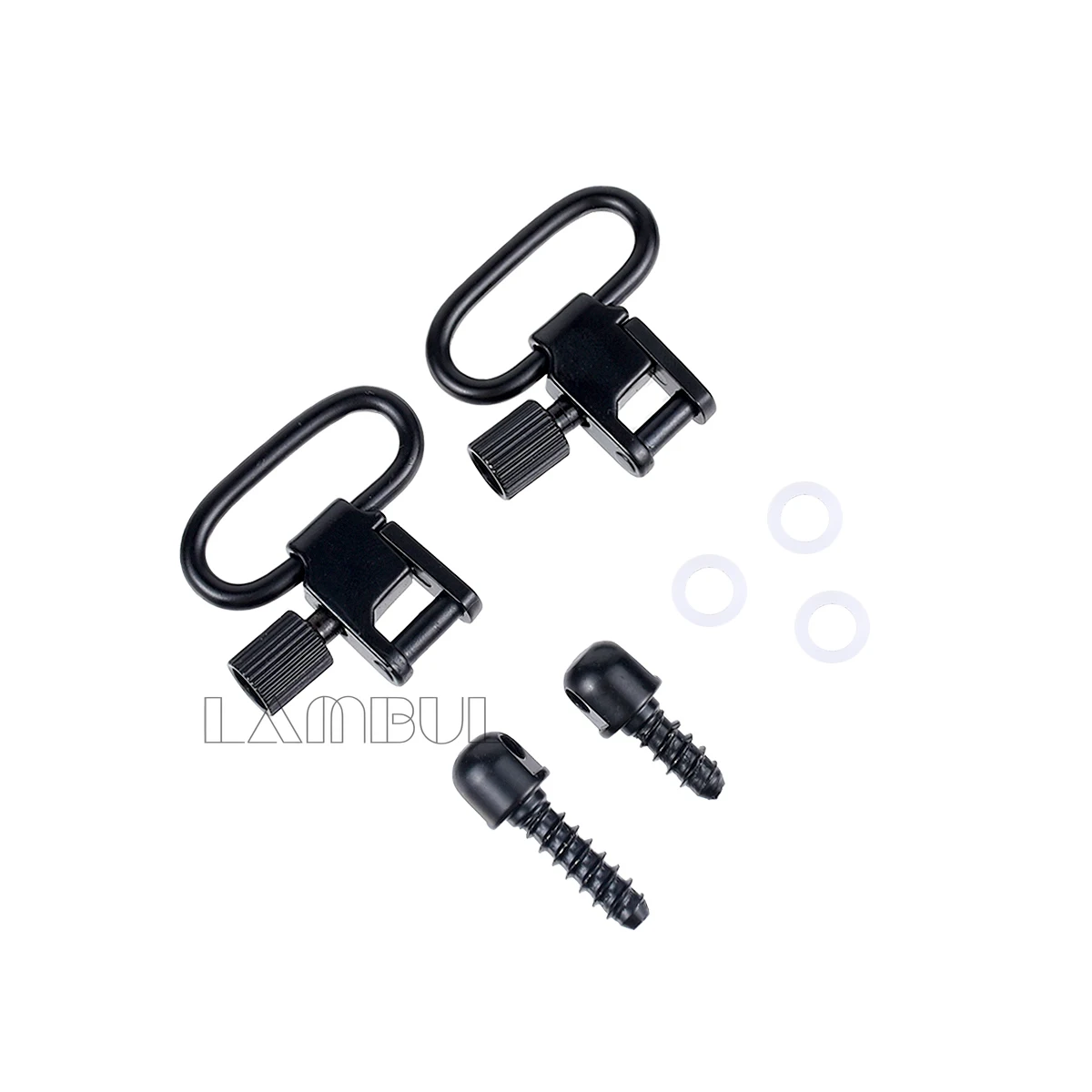 Correa táctica QD de acero inoxidable de 1/1, 25/1,35 pulgadas, hilo de anillo, eslinga desmontable rápida, Rifle giratorio, juego de guerra Airsoft, deportes al aire libre - imagen 5