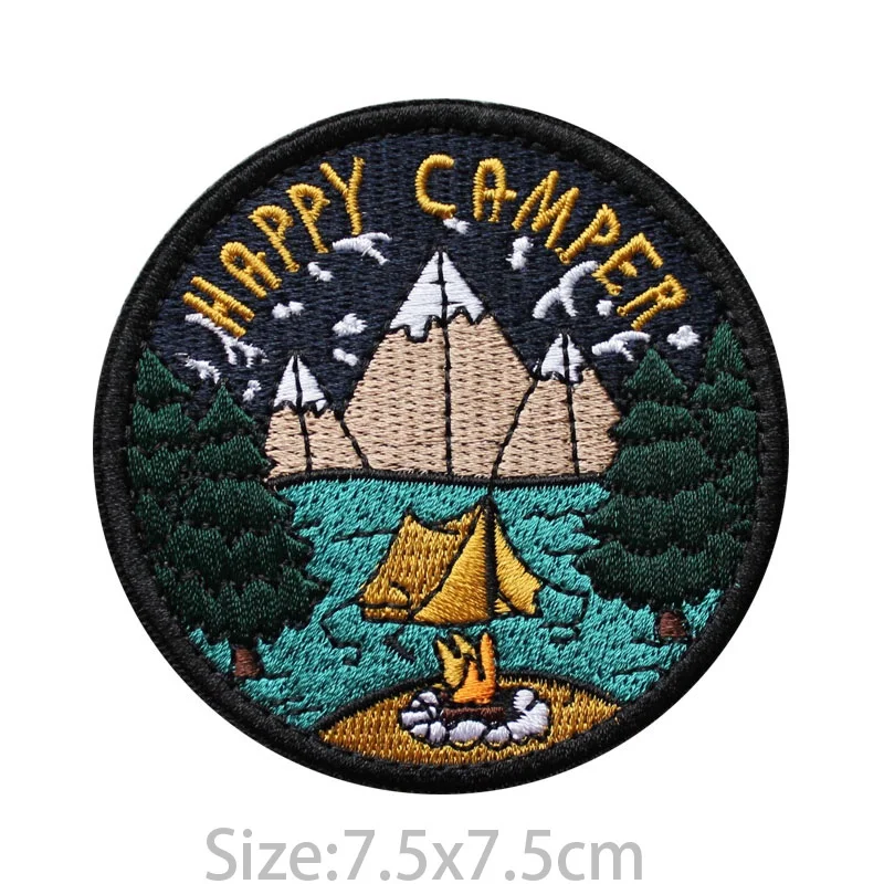 Chaqueta de viaje cósmica con parches personalizados, brazalete de cabeza de Lobo Punk Sunris bordado en 3D, cielo estrellado, sin señal, nuevo diseño - imagen 4