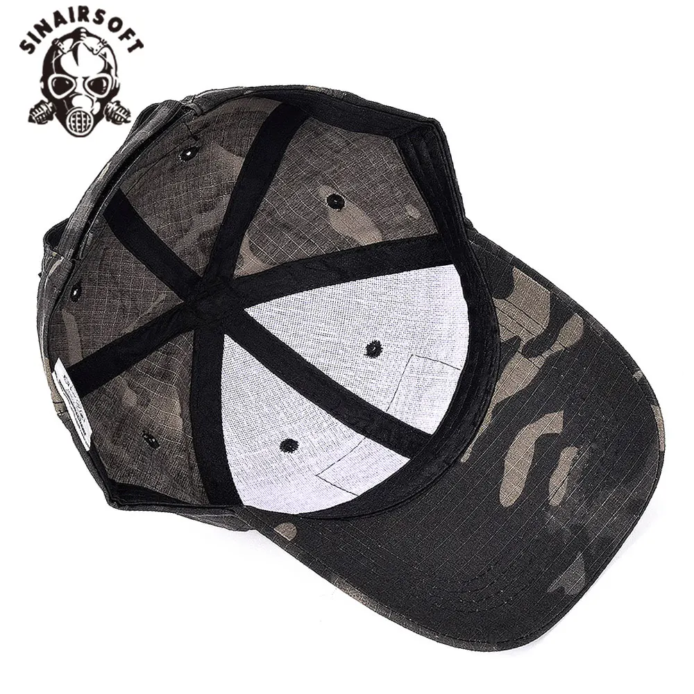 Gorras de béisbol camuflaje soldado táctico combate Paintball ajustable verano Snapback sombreros para el sol hombres mujeres - imagen 3