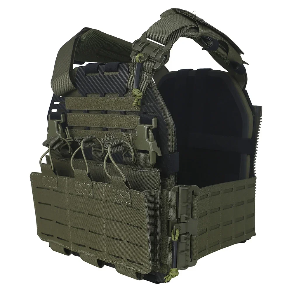 SINAIRSOFT-Chaleco duro o táctico, portador de placa de caza al aire libre, chaleco protector ajustable, equipo de combate Airsoft - imagen 3