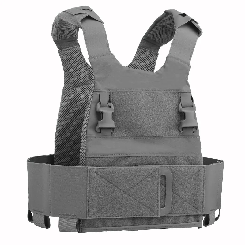 Chaleco portaplacas MOLLE minimalista de bajo perfil para caza