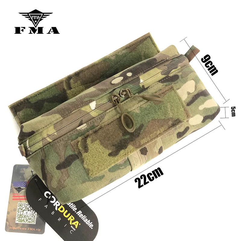 FMA-Mini bolsa colgante táctica Multicam, bolsa de pecho de caza táctica, bolsas adjuntas de cintura expandidas - imagen 2
