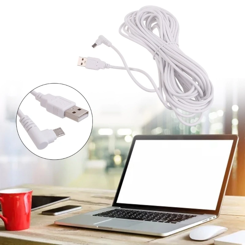 Cable cargador portátil USB a Micro USB 90°, carga tus dispositivos mientras viajas - imagen 2