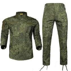 Traje camuflaje táctico militar para airsoft, chaqueta y pantalón