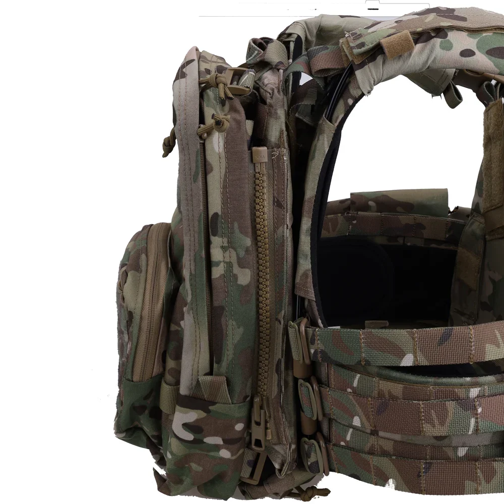 Mochila táctica con cremallera, chaleco de caza Airsoft, accesorios portadores de placa, bolsa de herramientas de Panel trasero para nuestros AVS JPC2.0 CPC JPC3.0 - imagen 4