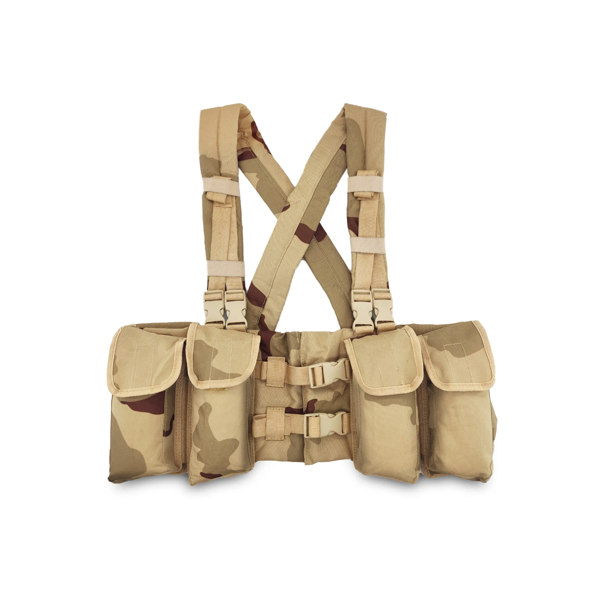 Plataforma de pecho táctica con bolsas magnéticas extraíbles, arnés portador de engranajes Modular con Panel MOLLE personalizable - imagen 2