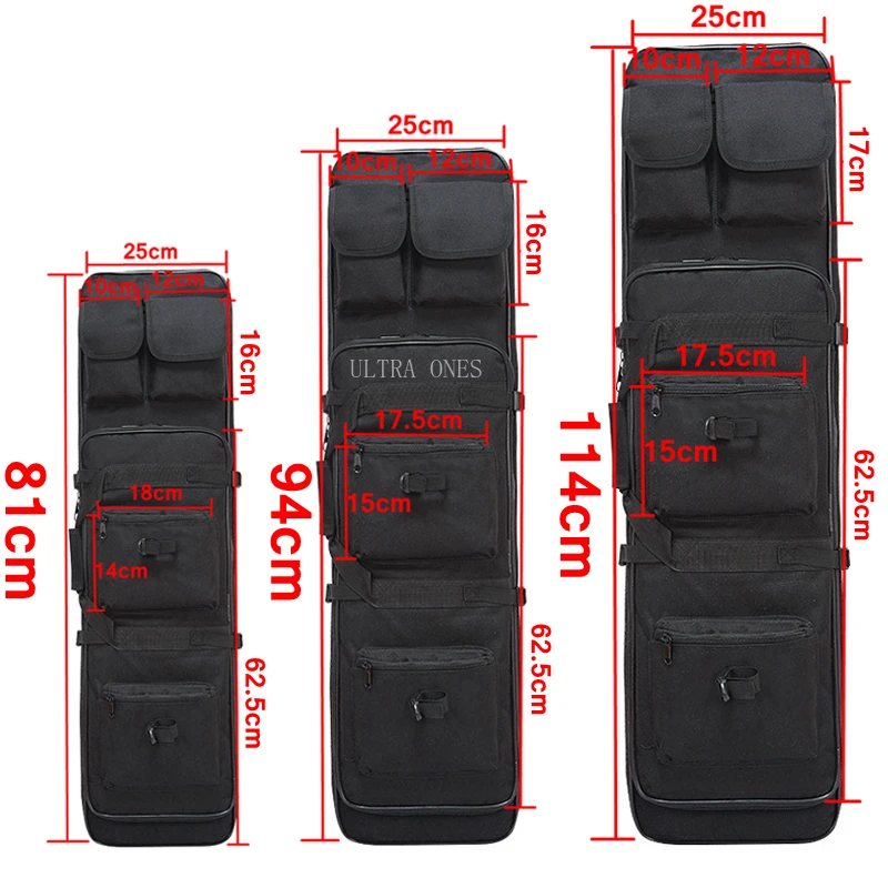 Bolsa táctica para pistola de caza, 81cm, 94cm, 114cm, Airsoft, Paintball, entrenamiento de tiro, Rifle de combate, bolsas para escopeta para carabina de francotirador - imagen 4