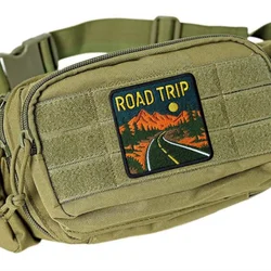 ROAD TRIP parche táctico bordado con gancho y bucle para chaleco