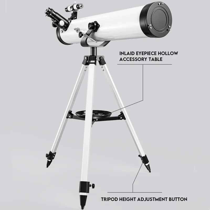 Telescopio astronómico profesional agrandar 35X-875X para espacio, binoculares de calibre 114MM, trípode, Luna, nebulosa Júpiter - imagen 5