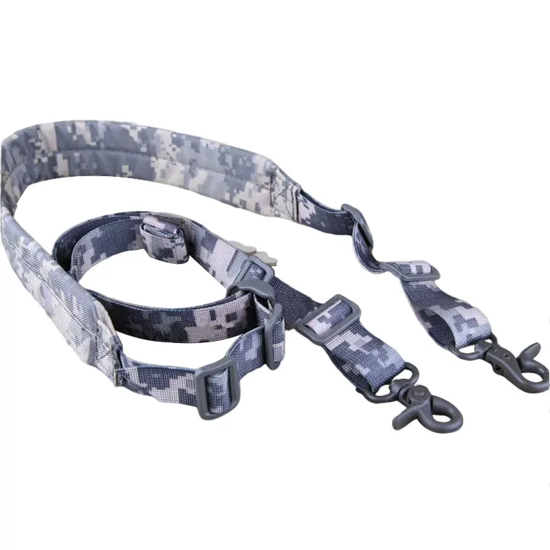 Eslinga táctica para pistola de velocidad, correa de hombro rápida de combate con almohadilla, cuerda, entrenamiento, caza, nailon - imagen 3