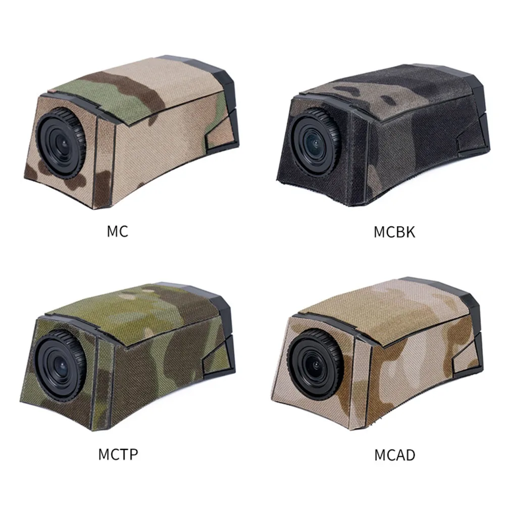 Modelo de cámara táctica Camou Magic Patch, caza al aire libre ciclismo CS juego casco cámara envoltura cinta mágica - imagen 3