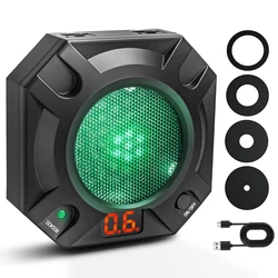 Objetivo láser portátil, puntuación electrónica, objetivo de entrenamiento láser para tiro con pistola, práctica de tiro sensible al Color con sonido