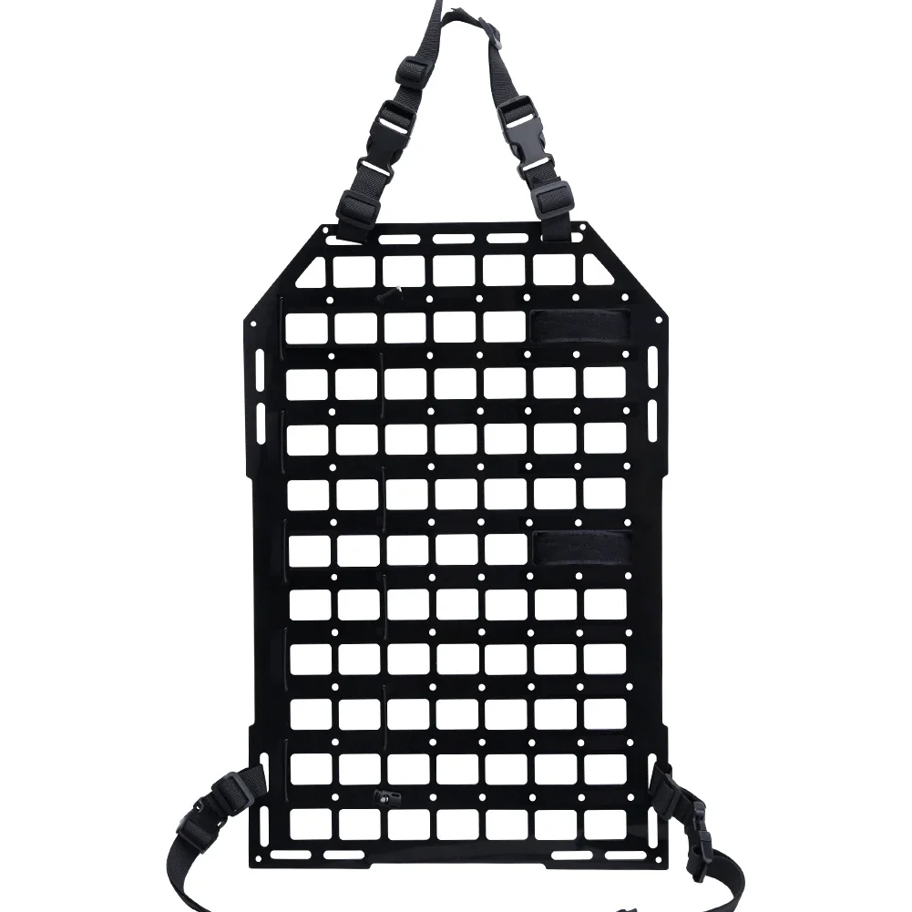 Organizador táctico para asiento trasero de coche, tablero de PP, sistema MOLLE, caza al aire libre, tiro, Airsoft, soporte de almacenamiento portátil para asiento trasero de vehículo - imagen 2