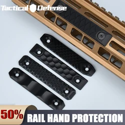 WADSN-protección de manos de riel táctico MLOK, Panel de cubierta de riel M-lok, paquete de protección de manos de riel MLOK de 120MM y 80MM para sistema M-lok