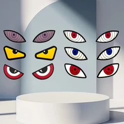 EYES-Parche de goma suave de PVC 3D, insignia de moral táctica DIY con gancho y bucle, pegatinas decorativas para mochila divertida, parches para ropa