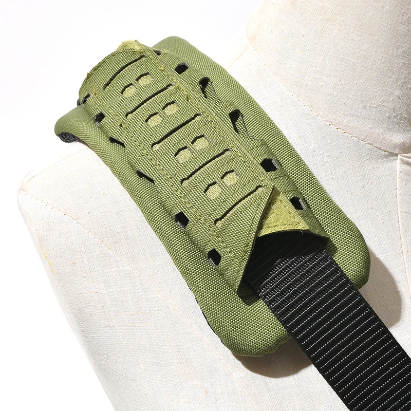 Hombrera táctica para exteriores, forro de hombro antideslizante con amortiguación táctica transpirable, 1 ud. - imagen 5