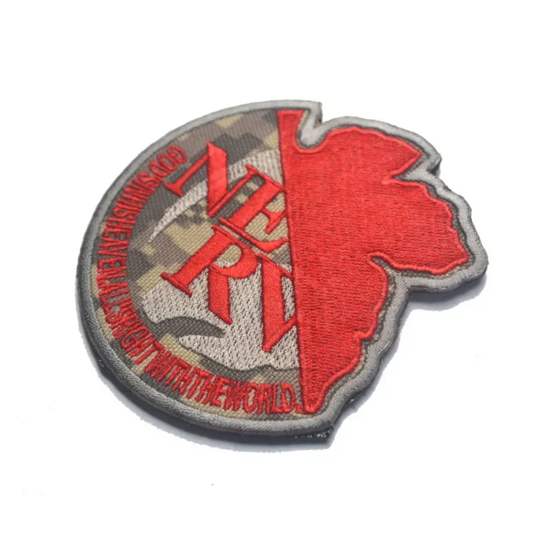 Evangelion EVA No. 1 parche bordado con gancho, bordado táctico, insignia de moral, parches, mochila, pegatinas para ropa - imagen 4