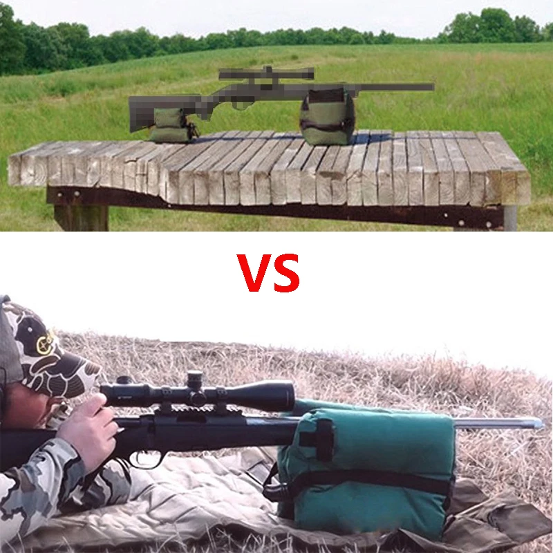 Bolsa de descanso de tiro de camuflaje, bolsa de arena frontal y trasera, soporte para armas, accesorios de caza - imagen 5