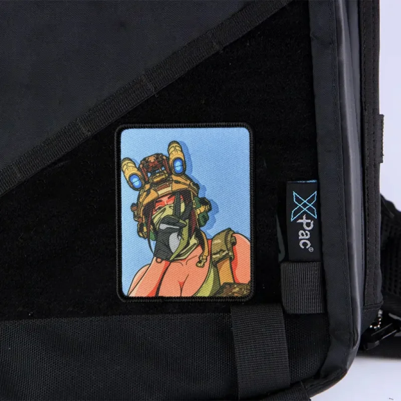 Parche de Chica de Anime, insignia de moral táctica, estampado militar, gancho y bucle, mochila, ropa, accesorios decorativos, pegatina, brazalete - imagen 5