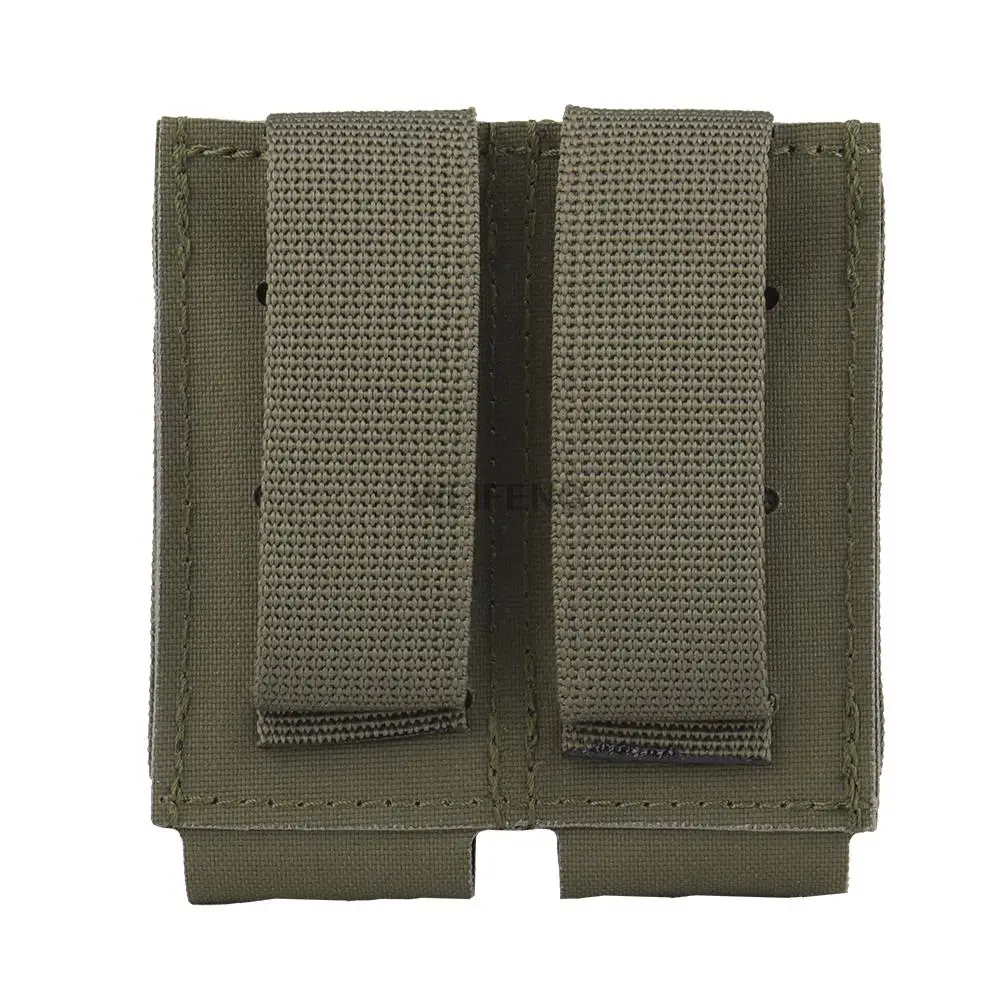 Bolsa doble para revistas, bolsa Molle para pistola Mag de 9mm para GL M9 SIG P226, soporte magnético rápido de nailon, accesorios de caza - imagen 4