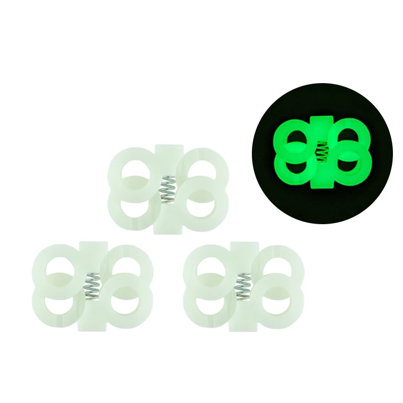 Brillo doble agujero gancho de presión hebilla de resorte luminosa hebilla de nariz de cerdo - imagen 4