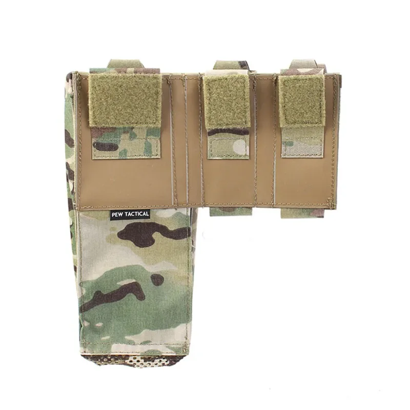 Molle de cintura táctica para exteriores, doble 9mm, individual, 5,56 Mag, bolsa de reciclaje de herramientas rápidas, compatible combinada, individual 545/762 - imagen 5
