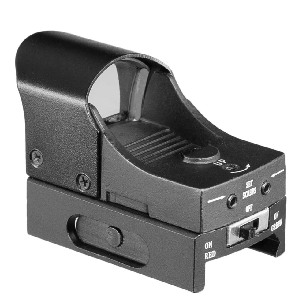 Mira telescópica táctica compacta con punto rojo y verde, Mini reflejo sin paralelo, óptica holográfica para caza, mira telescópica con punto rojo - imagen 2