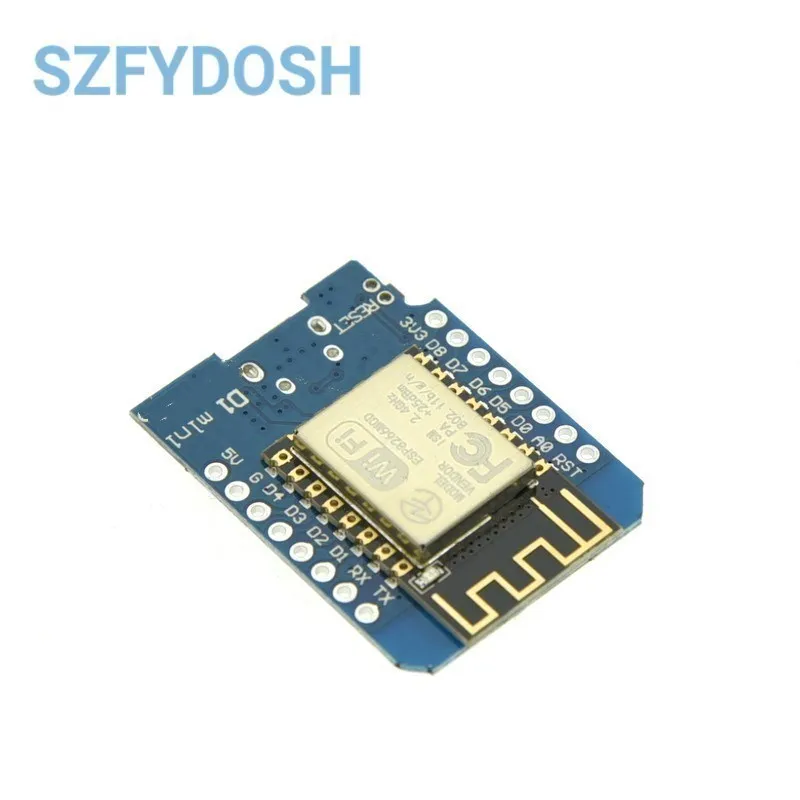 D1 Mini-Mini NodeMcu 4M Bytes Lua WIFI Internet de las cosas Placa de desarrollo basada en ESP8266 para WeMos - imagen 2