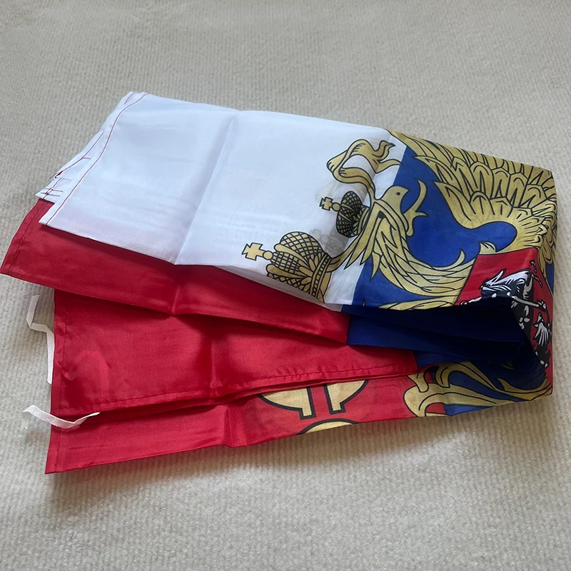 Bandera de Rusia 90x150cm, bandera presidencial rusa de poliéster colgante, decoración deportiva festiva - imagen 4