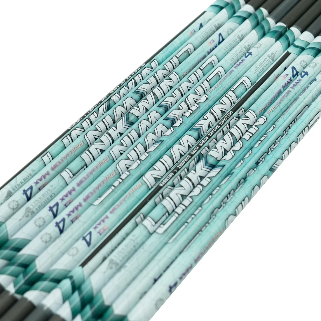 Linkboy-flechas de carbono para tiro con arco, 12 piezas, 0.001, columna vertebral, 340, paletas de plástico de 2 pulgadas, 75gr, puntas recurvas, arco tradicional de caza - imagen 2