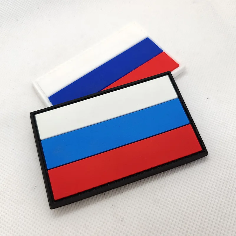 Insignias de banderas 3D de PVC, parches de gancho y bucle, brazaletes de identificación, Parche de combate militar, Rusia, Alemania, Argentina, Japón - imagen 5