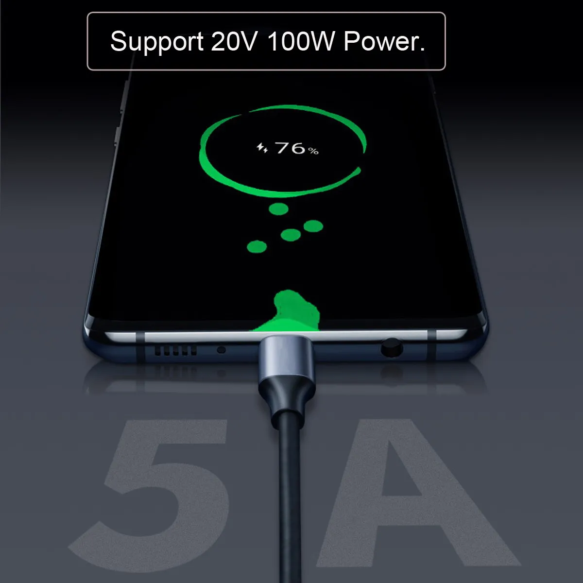 Chenyang-USB-C de datos de extensión, Cable USB 3,1 tipo C macho a hembra, 10gbps, 100W - imagen 4