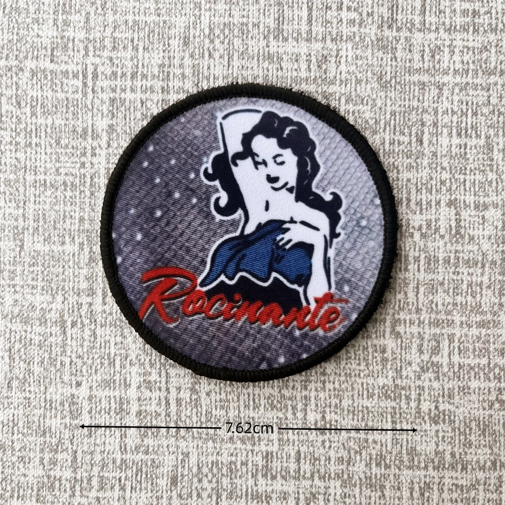 Parches tácticos de insignia de Moral del Ejército, mochila ROCINANTE expansible, impresa de gancho y bucle pegatina, cazador de cabeza - imagen 4