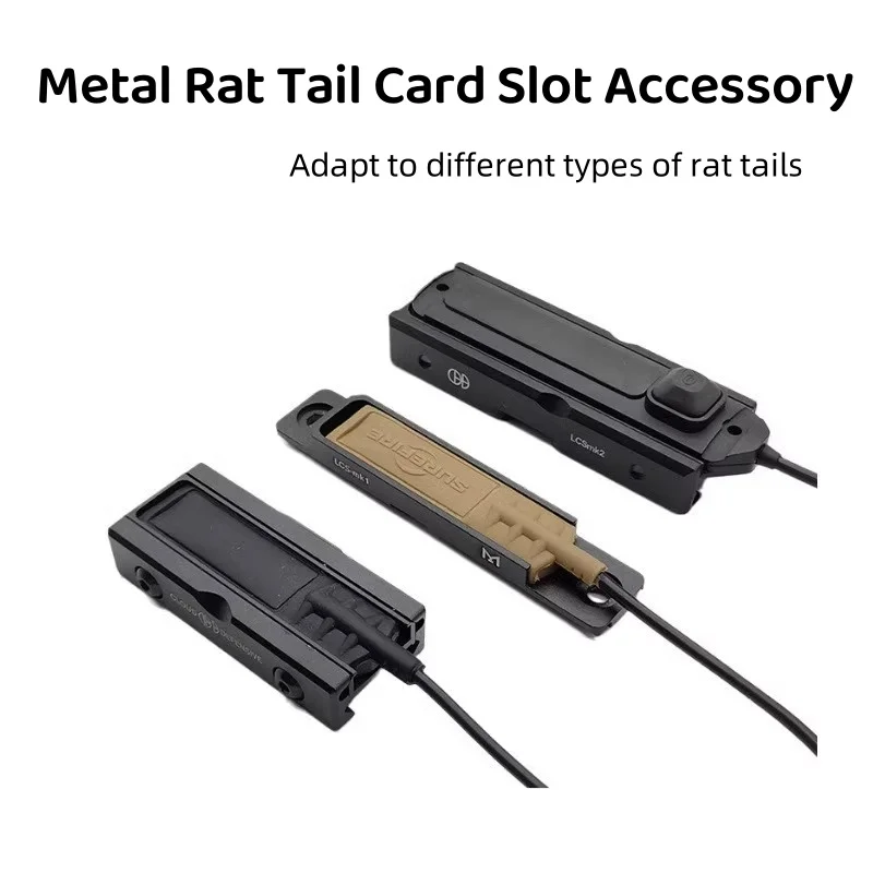 Linterna táctica con ranura trasera para ratón, interruptor de cinta, montaje M300 M600 X400, luces de luz de explorador - imagen 2