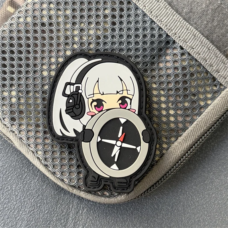 Parche táctico direccional de timonel, insignia de PVC de moral militar, gancho y bucle, mochila, ropa, pegatina decorativa, brazalete - imagen 5