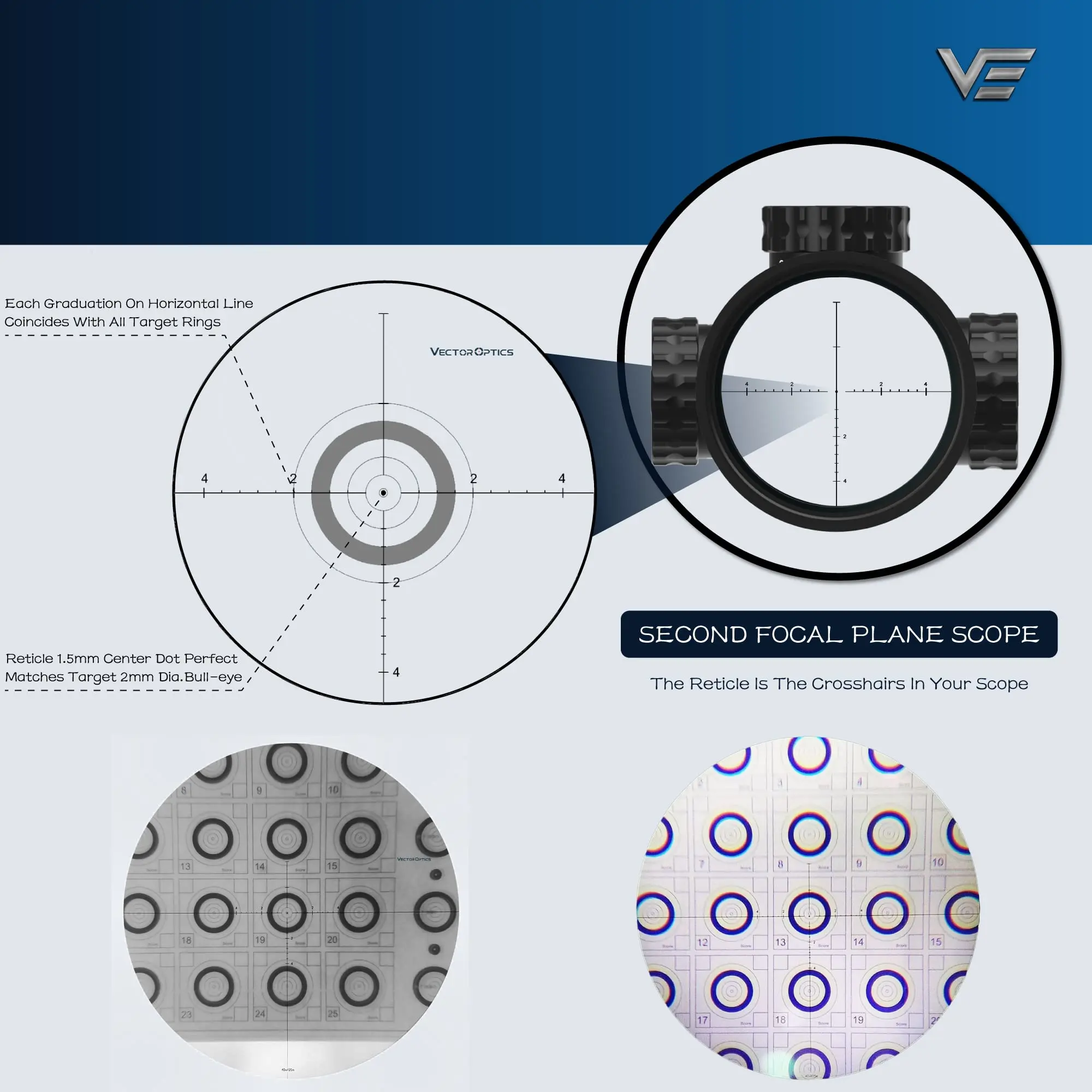 Vector Optics-mira telescópica sentinel-x 10-40x50, accesorio exclusivo para rifle de 25M, Benchrest, Airgun, objetivo de disparo, ajuste 177 .22 .25 .308 - imagen 3