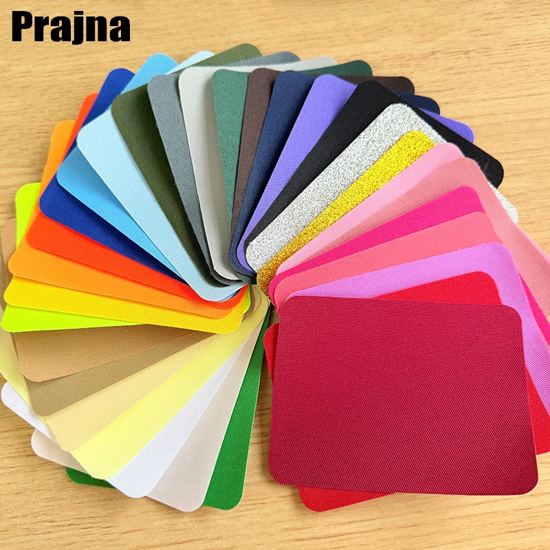 Prajna, 2 uds., parches de tela para planchar, 12,5x9,5 cm, parche de reparación de costura, parche de pegamento fuerte para planchar para ropa, decoración de reparación de vaqueros DIY