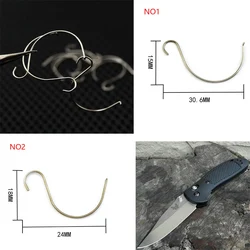 CNC 2 tipos de cuchillos de acero inoxidable, accesorios de resorte de bloqueo de eje para Benchmade Bugout 535 940 15031 533 Griptilian 551 810 555 707