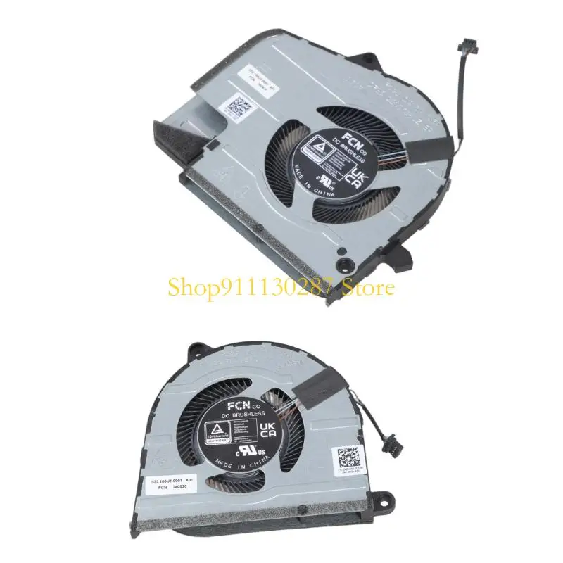 J1HC Reemplazo computadora portátil CPU GPU Refriamiento Ventilador laptop portátil Radiador tarjeta gráficos - imagen 3